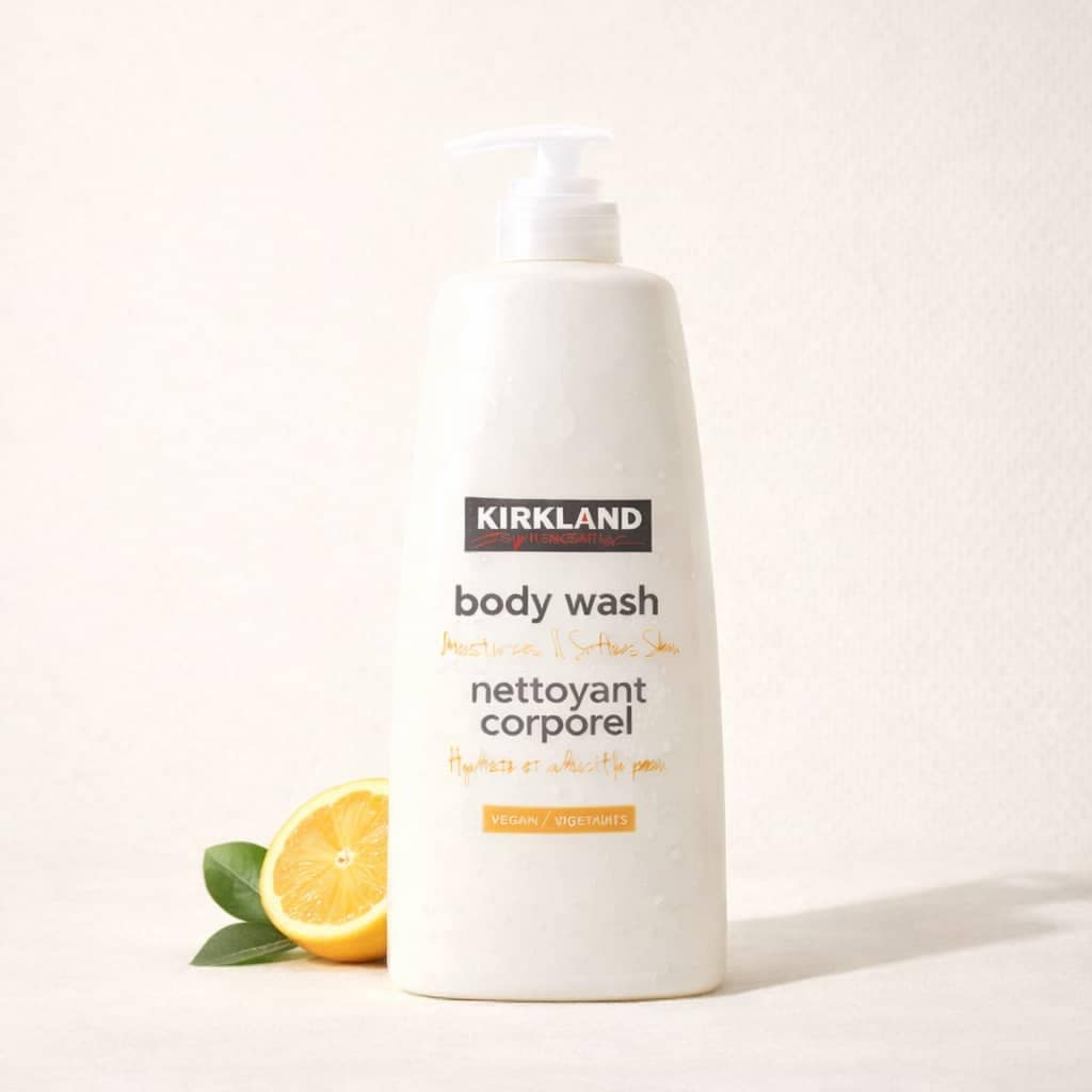 kirkland gel douche hydratant agrumes – nettoyant corporel 800 ml