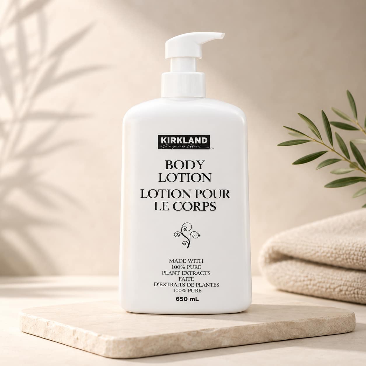 Kirkland — Lotion Corps aux Extraits de Plantes Purs