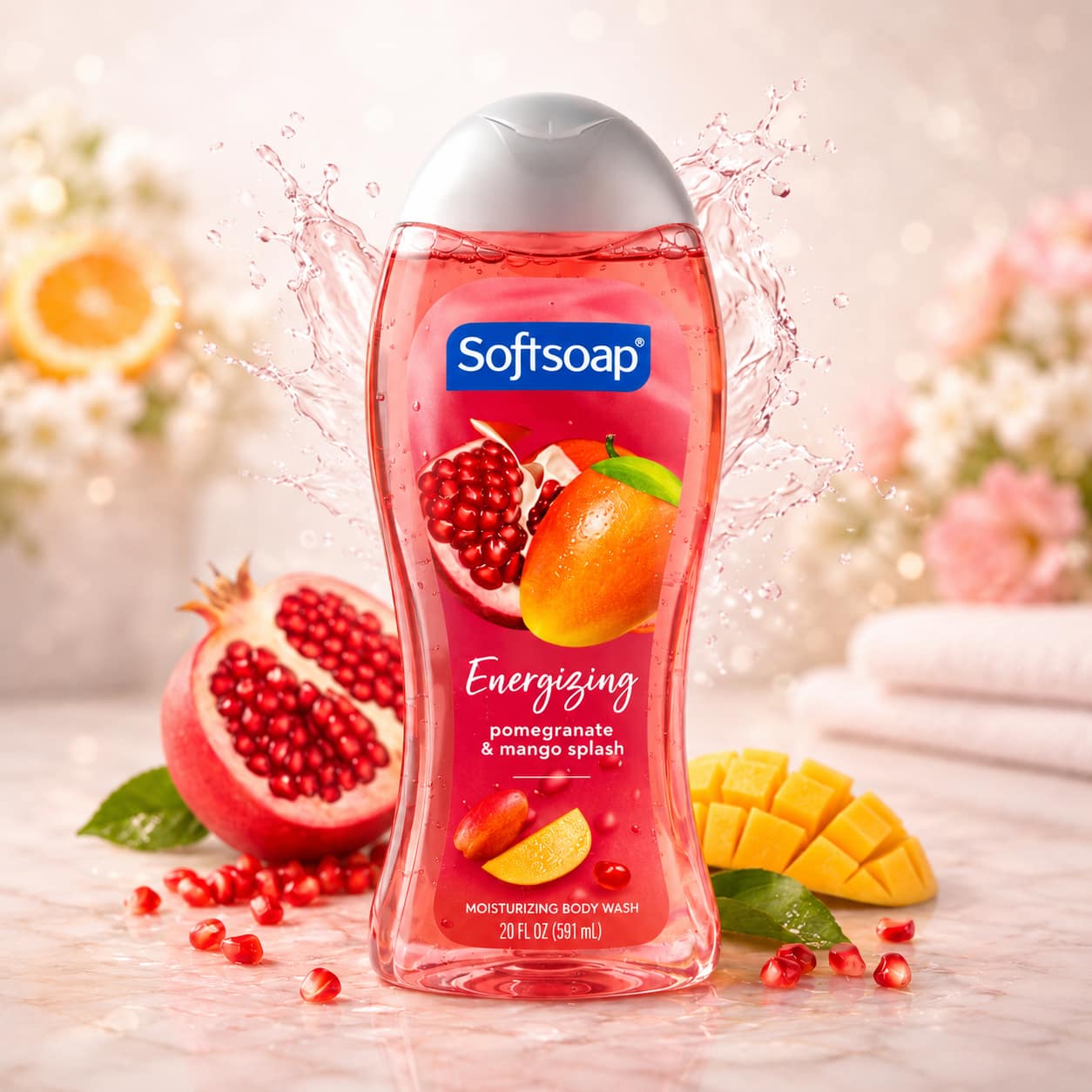 Softsoap — Gel Douche Tonifiant Grenade & Mangue