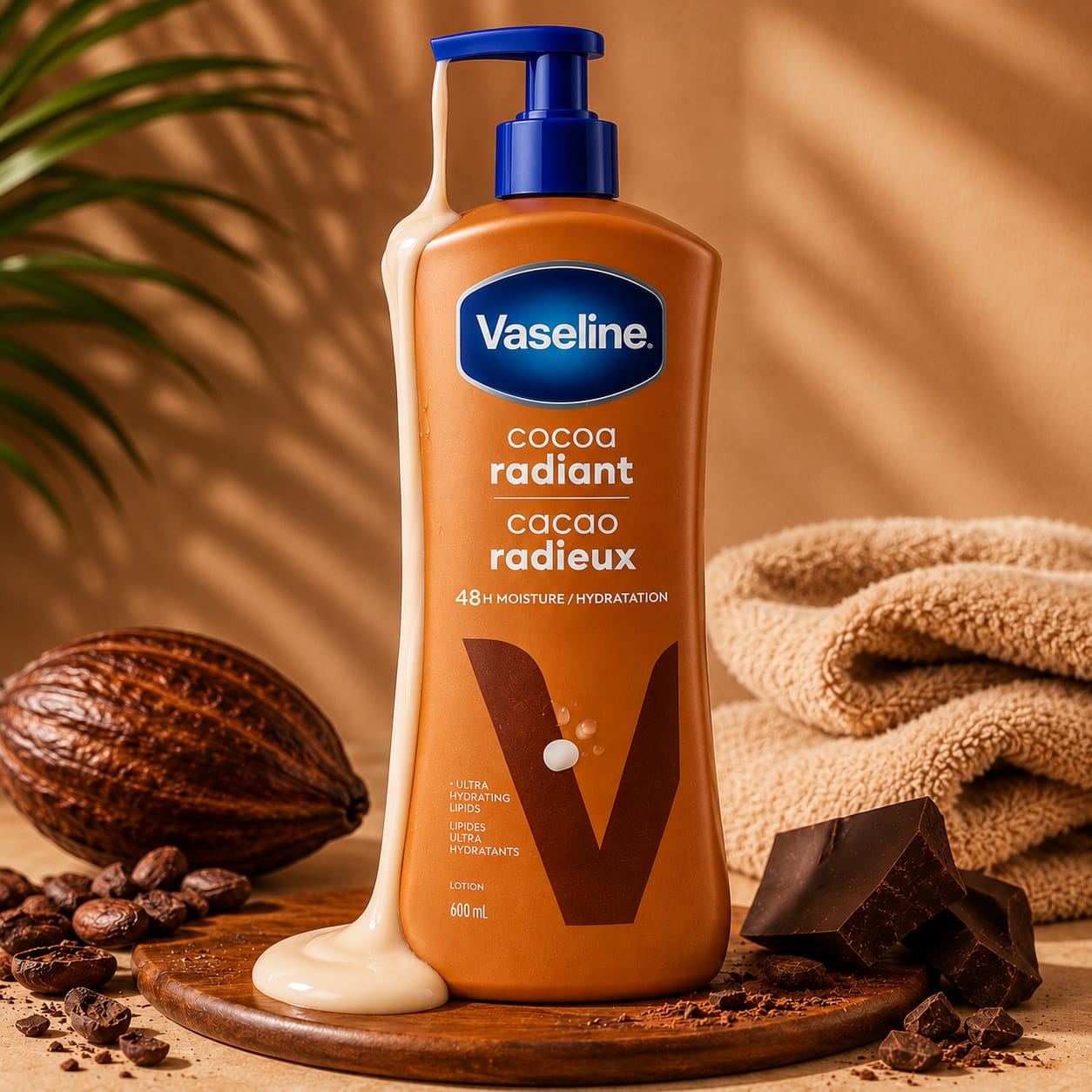 Vaseline Intensive Care — Lotion Cocoa Radiant 48H