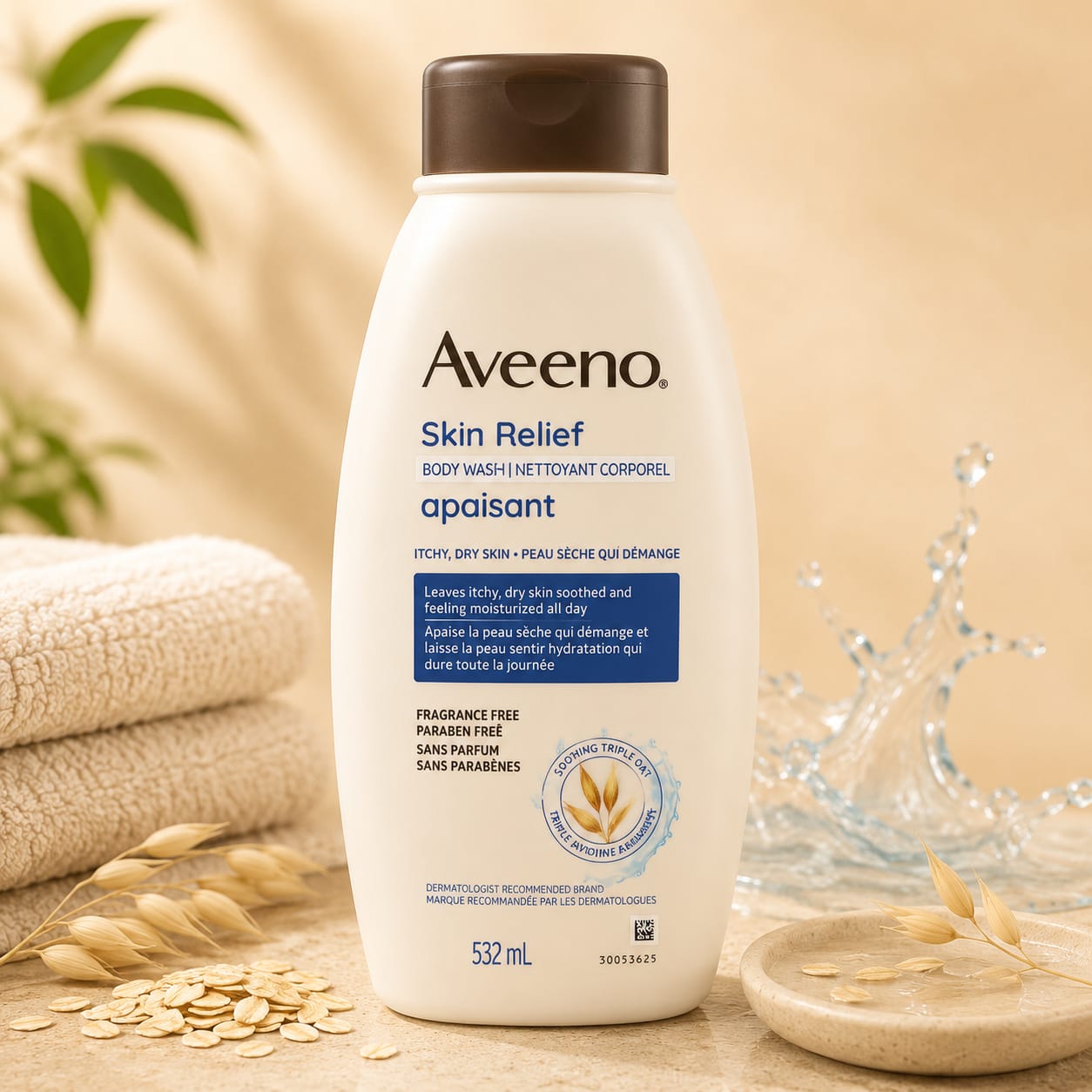Aveeno Skin Relief — Gel Douche Apaisant Triple Avoine